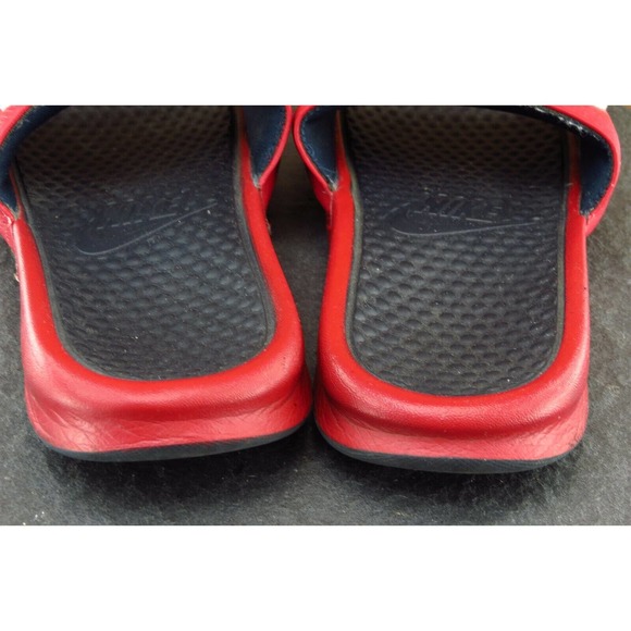 Nike Size 7 M Red Slide Synthetic Men Shoes AO2805 - Picture 5 of 8